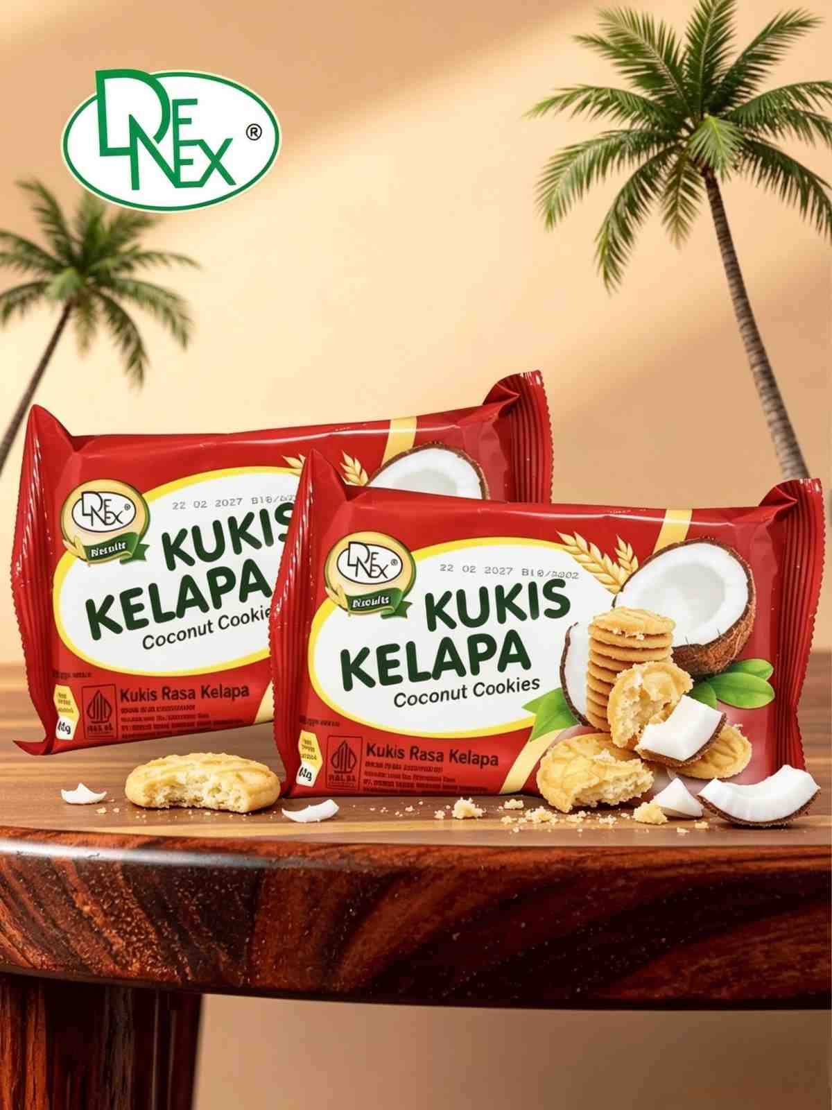 DENEX COCONUT COOKIES  ( 12 x 300gr )
