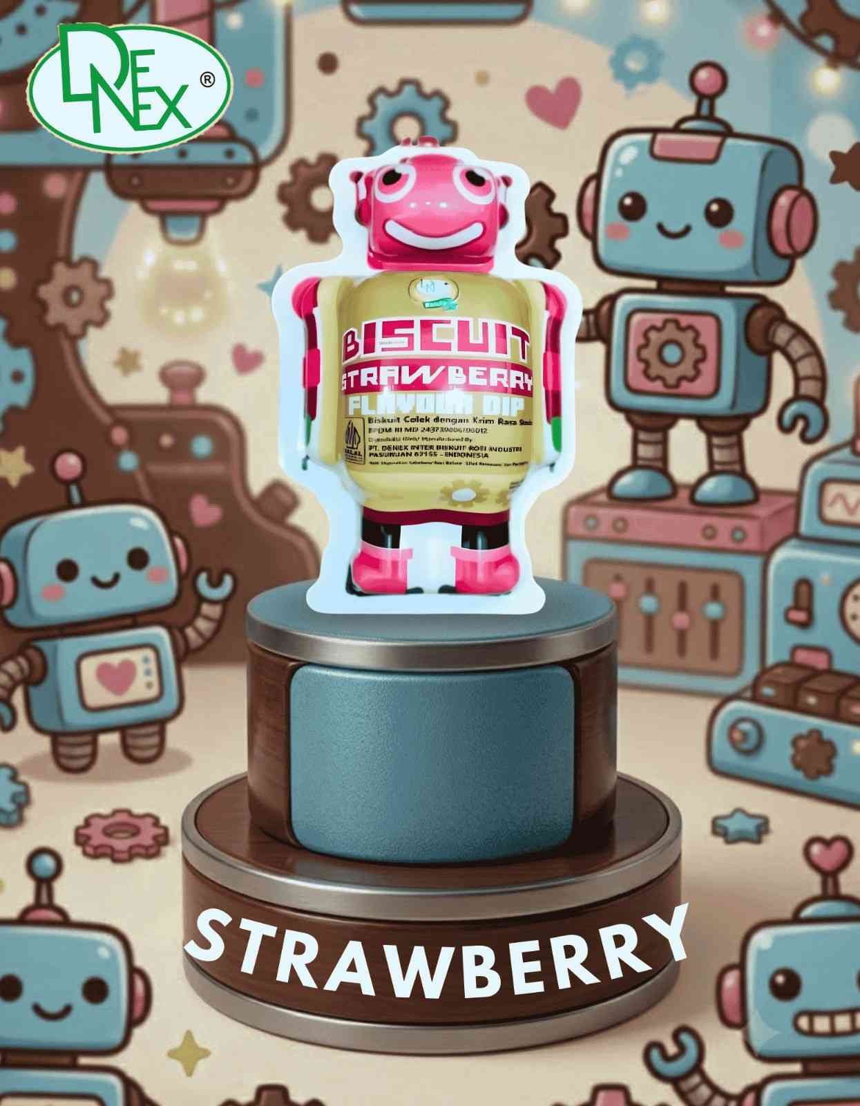 DENEX ROBOT STRAWBERRY DIP ( 30 x 25gr )