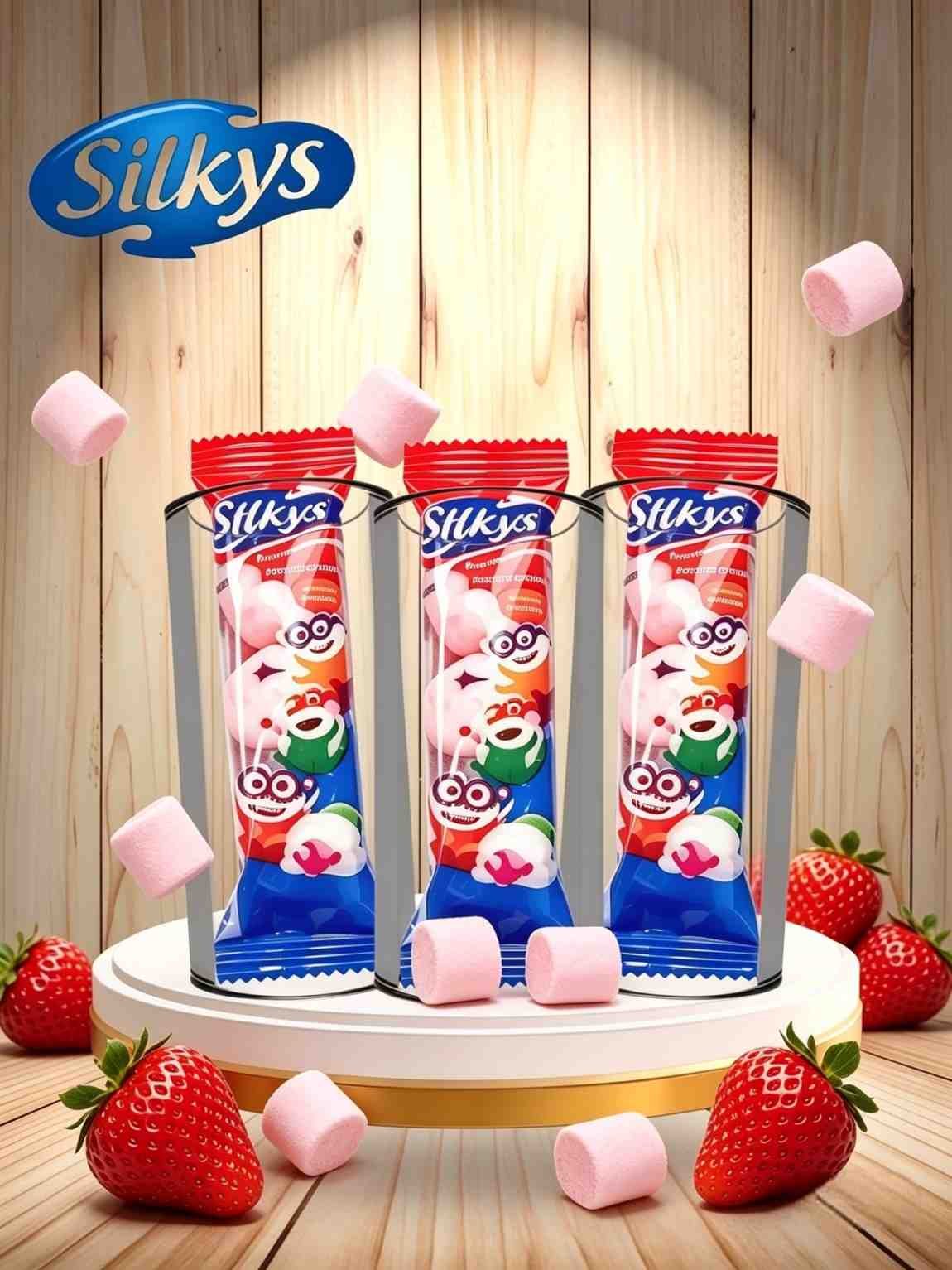 SILKYS MINIPAO STRAWBERRY ( 12x20x7gr )