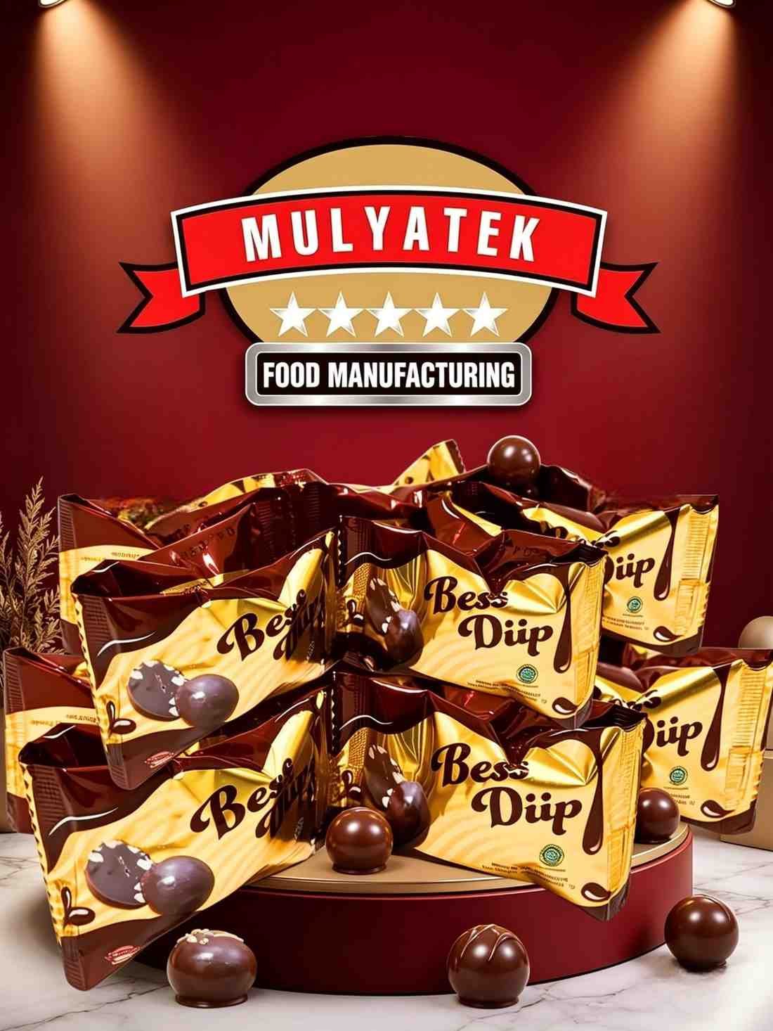 BES DIP CHOCO BALL STRIP PACK ( 12x10x7gr )