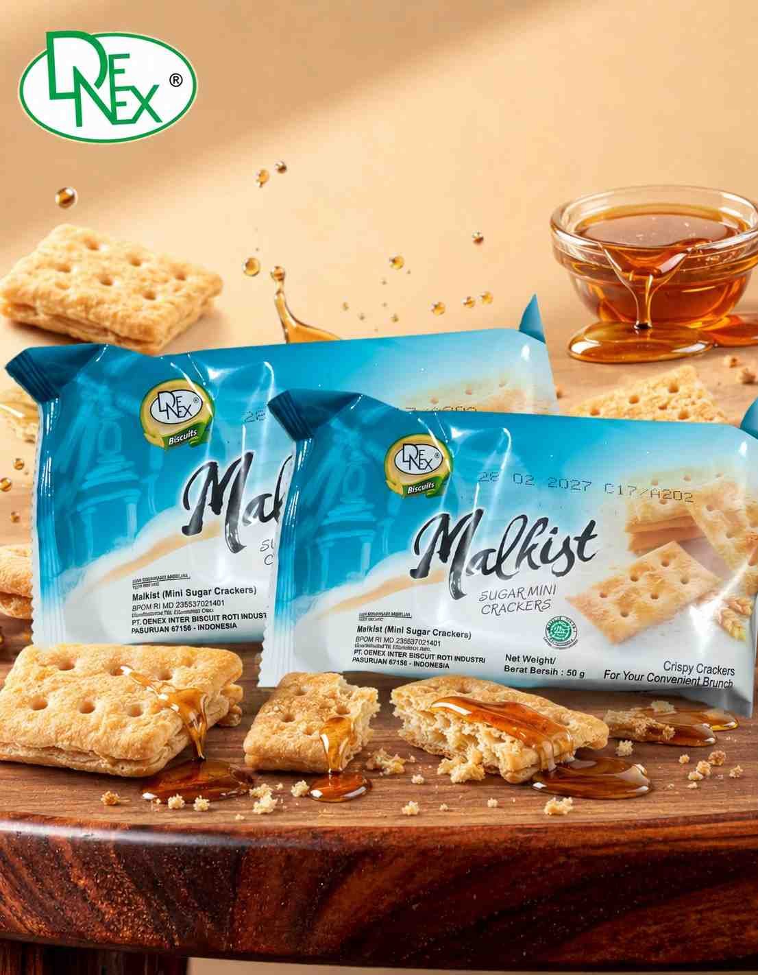 DENEX MALKIST SUGAR PUFF ( 40 x 50gr )