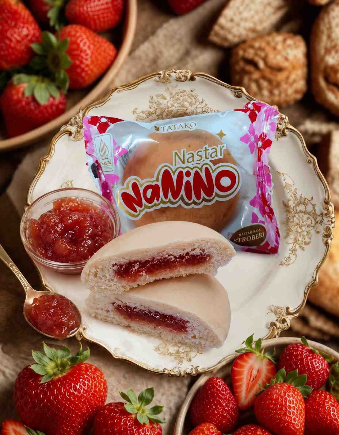 NANINO STRAWBERRY CAKE ( 6x10x45gr )