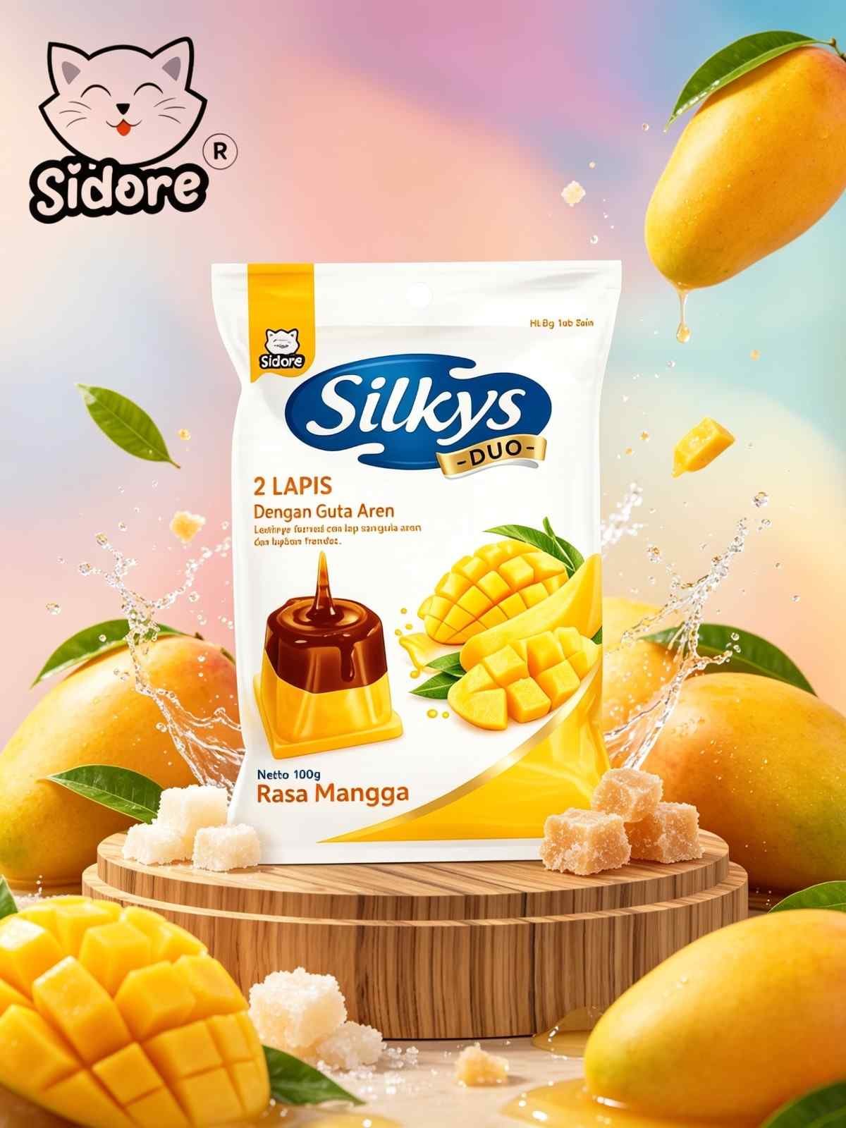 SIDORE SILKYS DUO LAPIS MANGO ( 15x10x20gr )