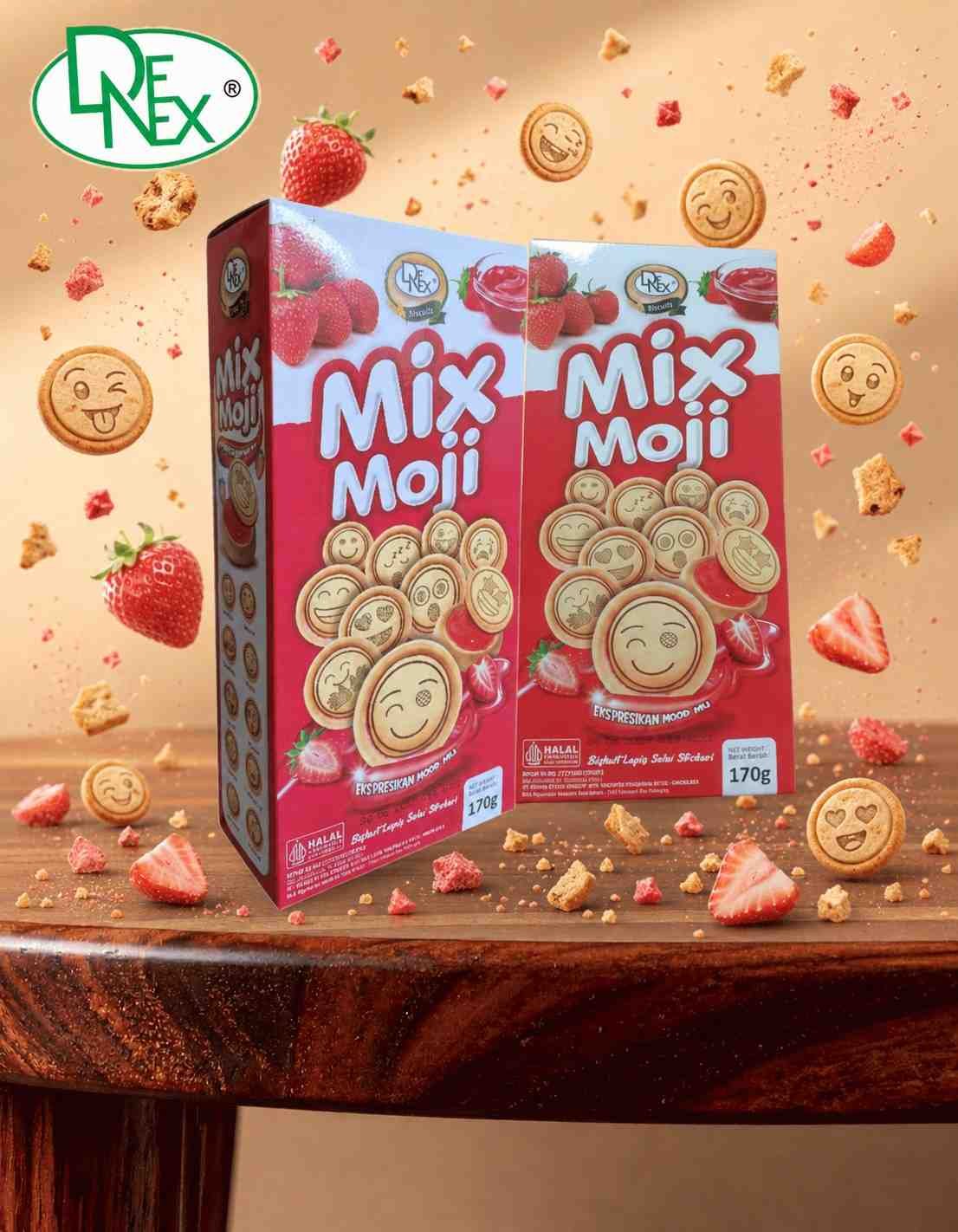 DENEX MIX MOJI STRAWBERY ( 18 x 170gr )