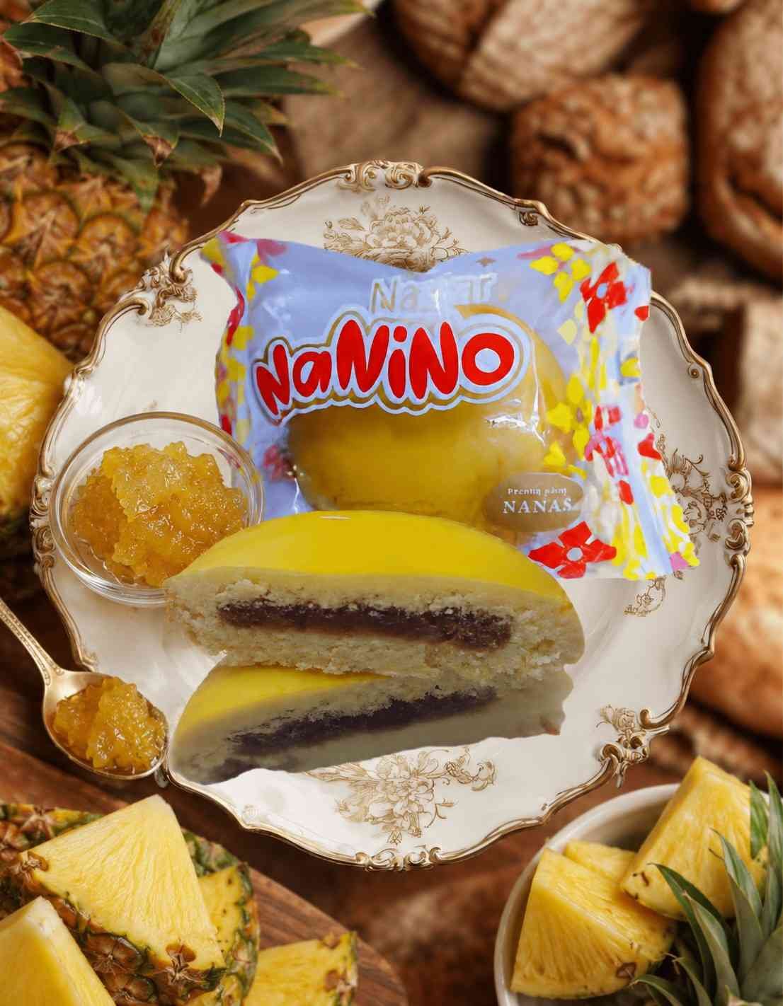 NANINO PINEAPPLE CAKE ( 6x10x45gr )