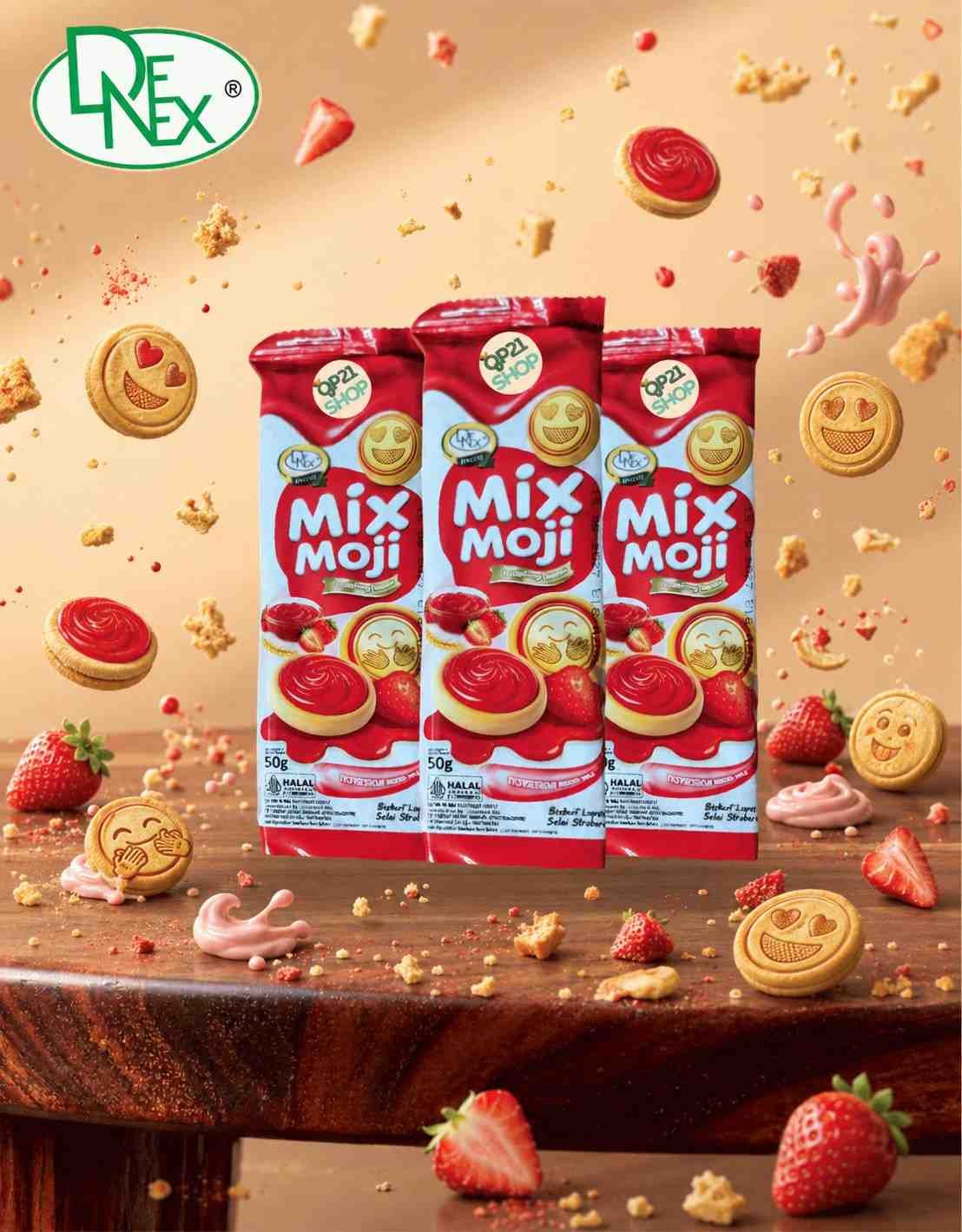 DENEX MIX MOJI STRAWBERRY ( 12 x 5 x 50gr )