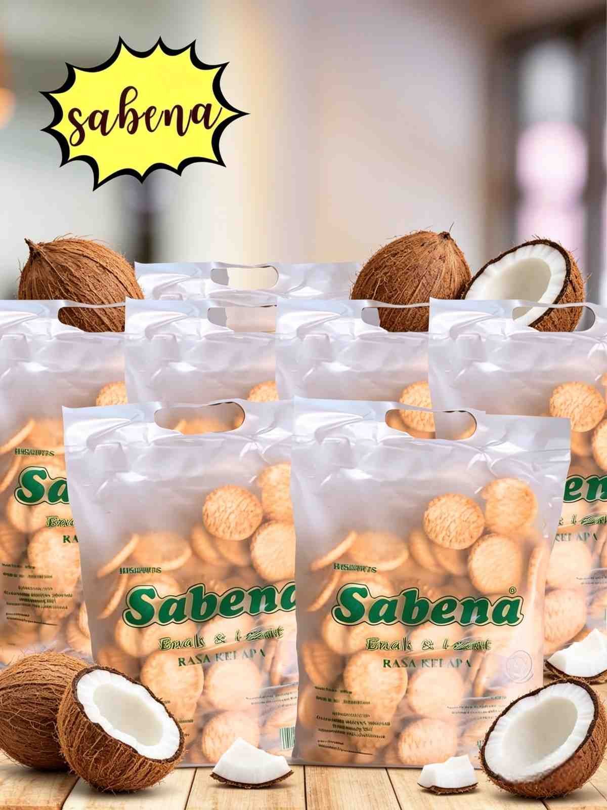 SABENA BISCUIT COCONUT ( 6 x 400gr )