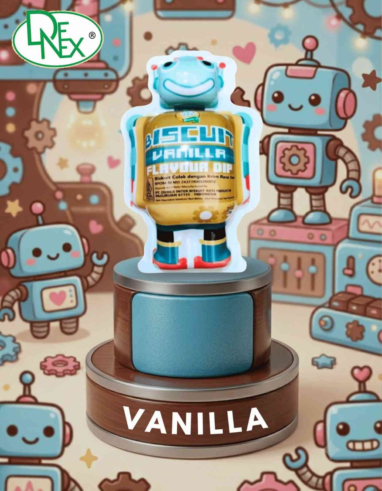 DENEX ROBOT VANILLA DIP ( 30 x 25gr )
