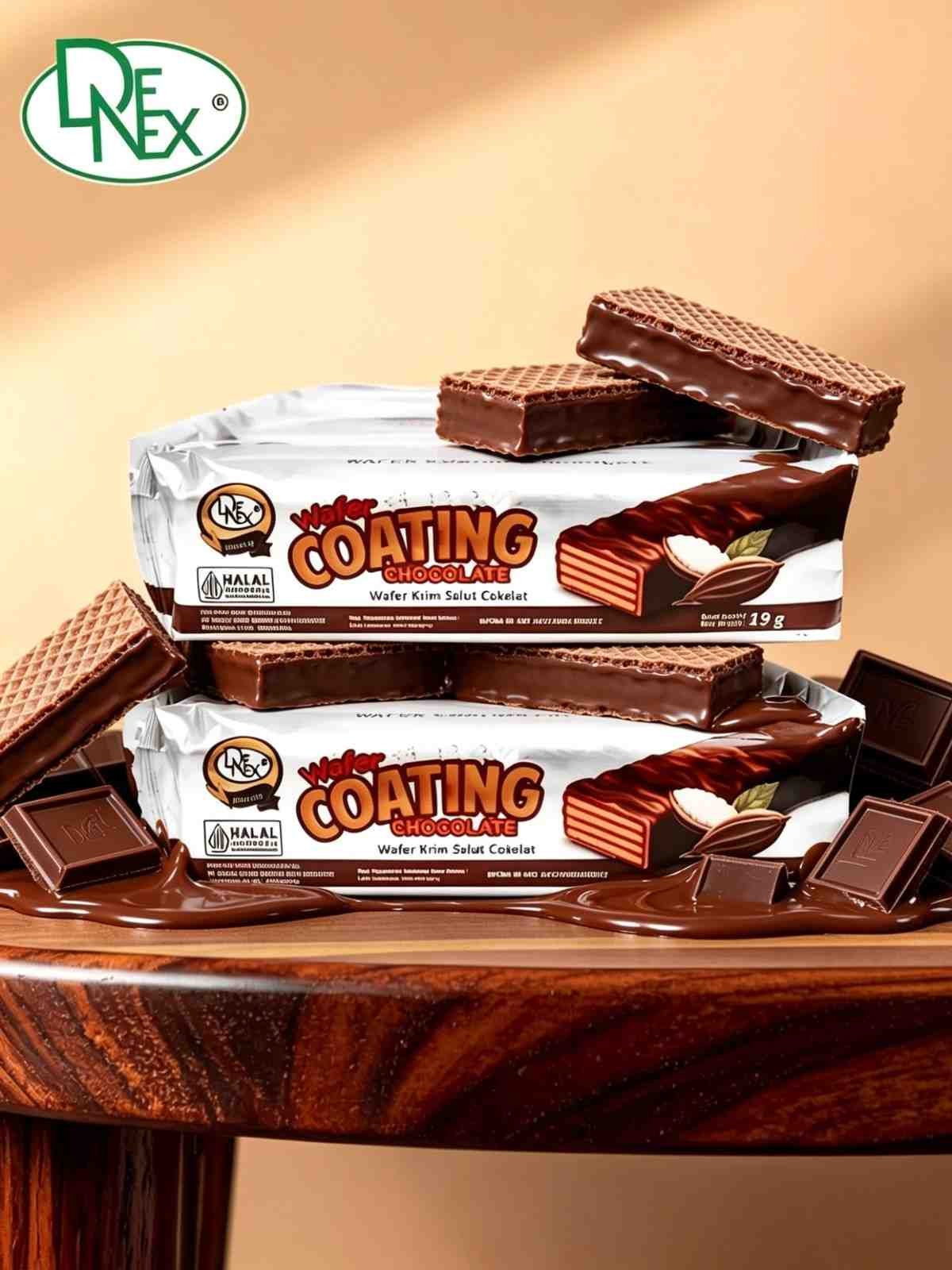 DENEX WAFER COATING CHOCOLATE ( 12x10x19gr )