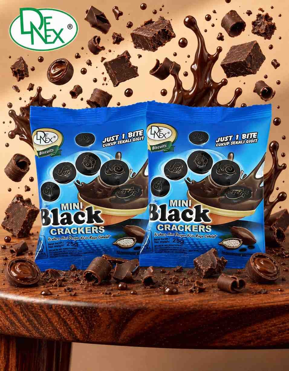 DENEX MINI BLACK CRACKERS ( 6 x10x18gr )