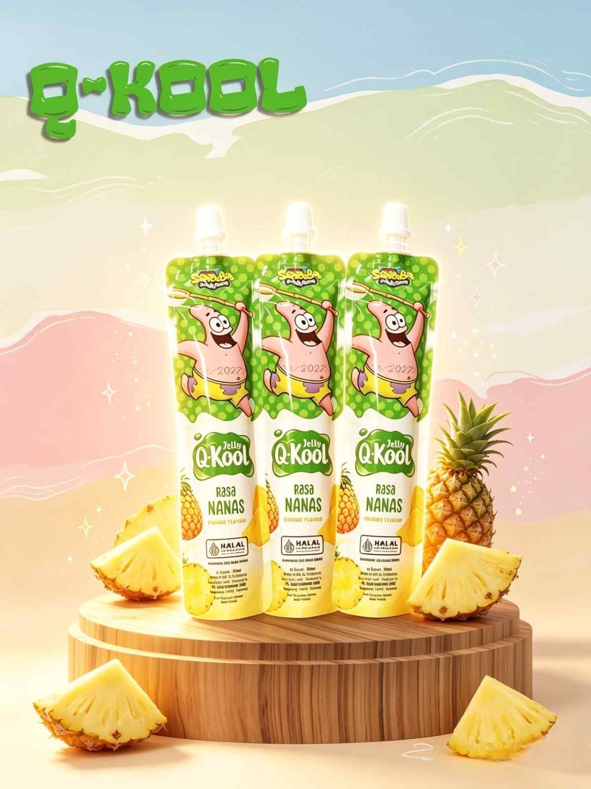 SIDORE JELLY Q-KOOL PINEAPLE ( 10 x 70ml )