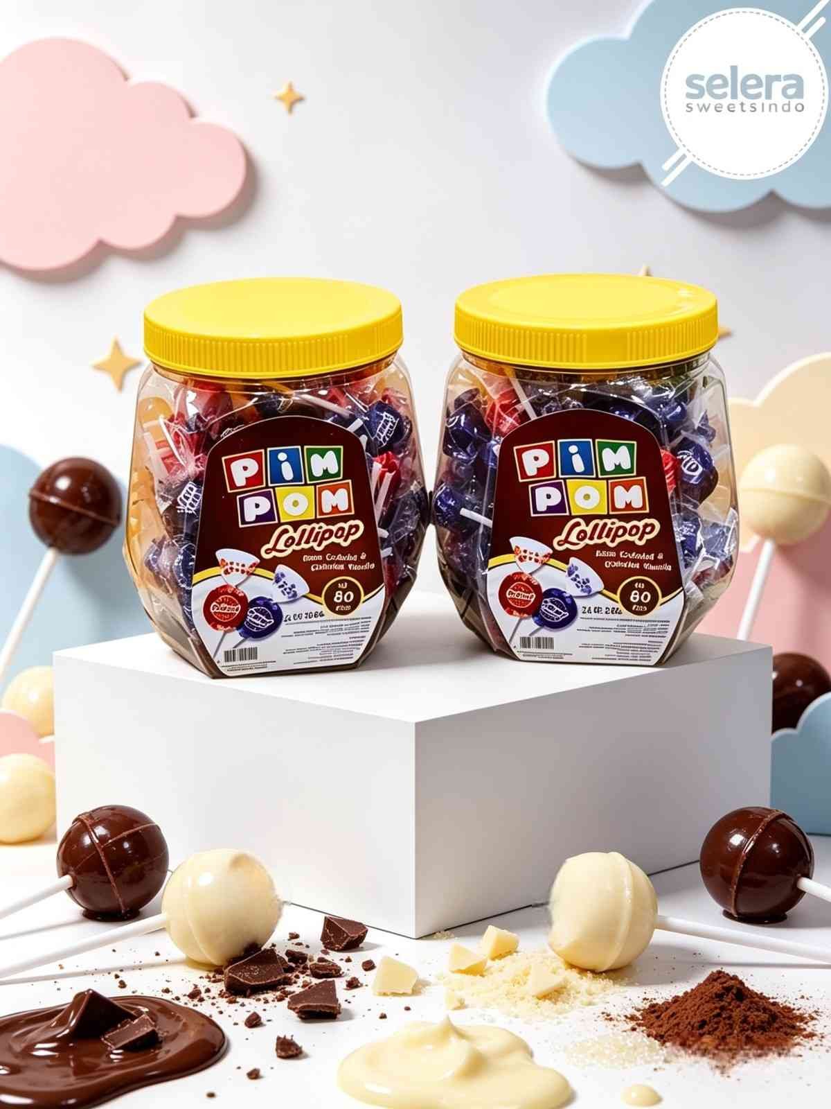 PIMPOM CHOCOLATE JAR ( 6x80x10gr )