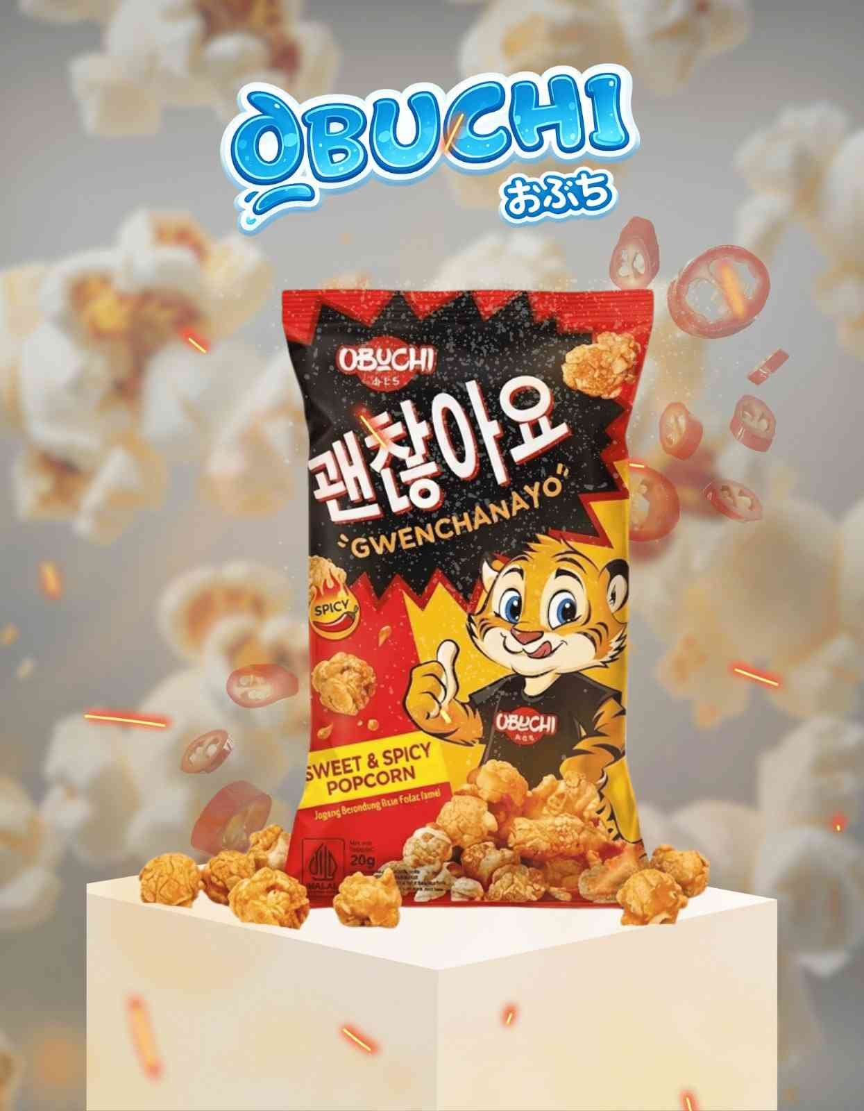 GWEN SWEET & SPICY POPCORN ( 4x10x20gr )