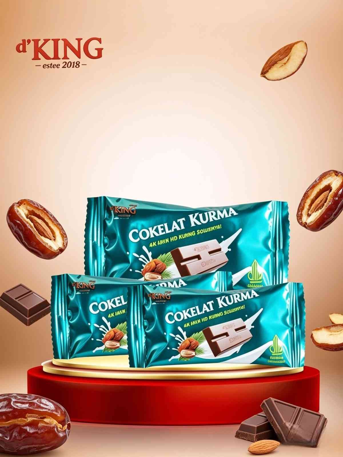 D'KING COKLAT KURMA ( 4x20x10gr )