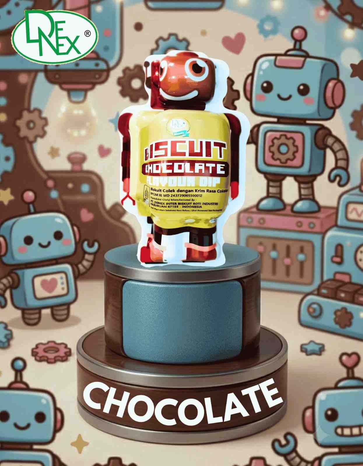 DENEX ROBOT CHOCOLATE DIP ( 30 x 25gr )